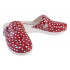 Odpružená zdravotná obuv MED20 - Červená s bodkami